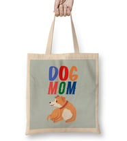 Funny Dog MOM Lover Gift For Women Men Bez Çanta Uzun Saplı