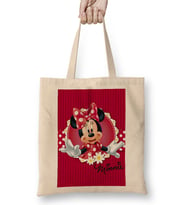 Minnie Mouse 04 Bez Çanta Uzun Saplı
