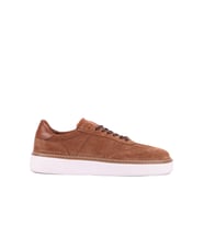 Shoetyle - Hakiki Süet Deri Taba Rengi Bağcıklı Günlük Erkek Ayakkabı - 250-3001