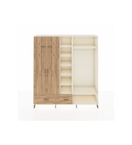 Hyperion Gardrop 12 Raflı 2 Çekmeceli 2 Askılı 220x44x243 Aytaşı-Çam/Çam