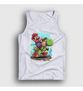 Presmono Unisex Beyaz Yoshi Oyun Super Mario Atlet 328028tt