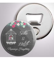 Çiçek Temalı İsimli Açacak Magnet