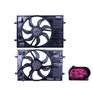 Fan Motoru Davlı (450 Mm-4 Fis-7 Kanat-500w)- 5Q0121203DE WISCO - Audi A3 Q2 13 Ve Sonrası Uyumlu