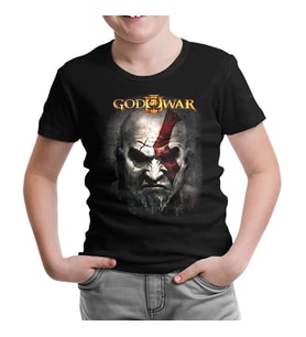 God of War 2 Siyah Çocuk Tshirt