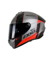 Motosiklet Full Face Draken S V.2 Metalik Gri Motorcu Kaskı Çift Vizörlü