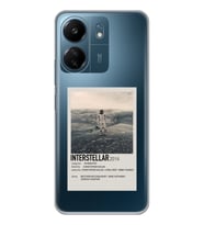 Xiaomi Redmi 13C Uyumlu Interstellar Tasarımlı Şeffaf Telefon Kılıfı