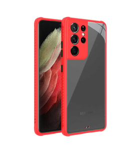 Lexroo Galaxy S21 Ultra Kılıf Kaff Kılıf - Kırmızı