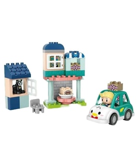 VAGONLIFE LOZ 6004 JUNIOR DOĞUM GÜNÜ PARTİSİ 60  PARÇA BLOCK OYUNCAK 3+