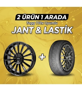 Togg T10x Uyumlu Momo225/60R18 Dört Mevsim Lastiği 4 Adet Yılı:2025+CA178018 B 18"Jant 4 Adet