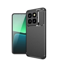 Xiaomi Mi 14t Pro Kılıf Auto Focus Karbon Kapak - Siyah