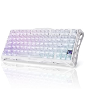 GravaStar Mercury K1 Lite RGB Kablosuz Mekanik Gaming Klavye, İngilizce Q, Crystal Aurora