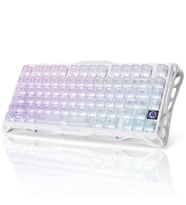 GravaStar Mercury K1 Lite RGB Kablosuz Mekanik Gaming Klavye, İngilizce Q, Crystal Aurora