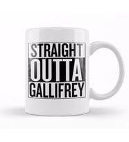 Straight Outta Gallifrey Doctor Who Kupa Bardak Porselen