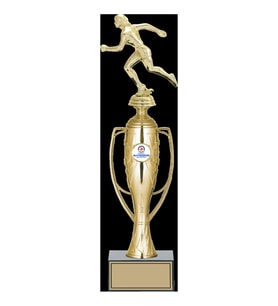 ODAK KUPA - Figürlü Kupalar - Atletizm Kadın Figürlü Kupalar FG-025 A - 38 cm
