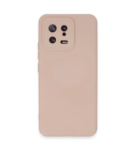 Xiaomi Mi 13 Kılıf Nano İçi Kadife Silikon - Pudra