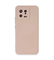 Xiaomi Mi 13 Kılıf Nano İçi Kadife Silikon - Pudra
