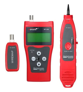 Noyafa Çok Fonksiyonlu LCD Ağ Kablosu Test Cihazı Yüksek (Siyah)