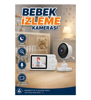 WiFi’siz Gece Görüşlü Yakınlaştırmalı Bebek İzleme Kamerası Çift Yönlü Sesli