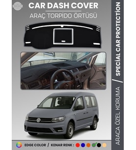 VOLKSWAGEN CADDY (2015-2021) Torpido Örtüsü Ön Göğüs Koruma Torpido Koruma Tam Uyum Çatlamayı Önler