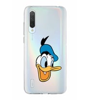 Xiaomi Mi 9 Lite Uyumlu Kapak Donald Duck Tasarımlı Şeffaf Silikon Kılıf
