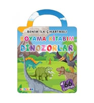 Benim İlk Çıkartmalı Boyama Kitabım - Dinozorlar