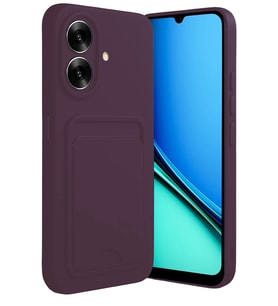 Realme Note 60 Kelvin Kartvizitli Silikon - Derin Mor