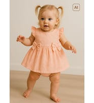 Organik Ella Jile Body Pembe