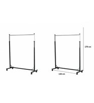 Tekerlekli Stand Askılık (Eşek) Stant (Vitrin RAF)