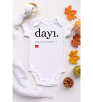 Unisex Bebek Beyaz Dayı Baskılı Kısa Kol Çıtçıtlı Body Zıbın