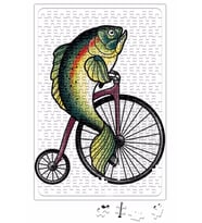 Feminism Fish Without A Bicycle Balık Puzzle 240 Parça Yapboz
