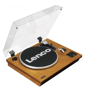 Lenco LS-55 Ahşap Dahili Hoparlörlü Bluetooth Pikap