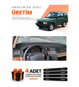 LAND ROVER DİSCOVERY 1 (1989-2000) Uyumlu Torpido Koruma Örtüsü Oto Kılıfı - Siyah