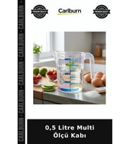 Özel Üretim Mutfak Pratik Hassas Fonksiyonel 0,5 Litre Multi Ölçü Kabı