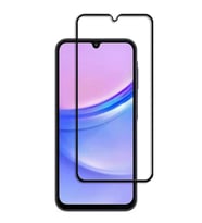 Samsung Galaxy A34 Uyumlu Tam Kaplayan Premium Ekran Koruyucu Cam Anti-Static Özellikli Siyah Çerçeveli (Şeffaf)