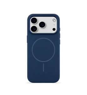iPhone 17 Pro Max Mag Core Akıllı MagSafe Animasyonlu Silikon Kılıf Lacivert