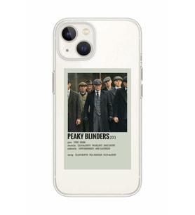 Iphone 14 Plus Uyumlu Peaky Blinders Minimalist Poster Desenli Şeffaf Telefon Kılıfı