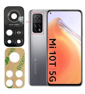 Xiaomi Mi 10T Kamera Lensi Camı M2007J3SY