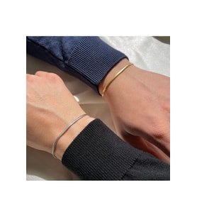 İtalyan Çelik Bileklik Sevgili Dost Bilekliği 2 Adet(1 Gold, 1 Gümüş)