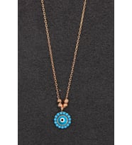 Bella Gloria Nazar Rose Gümüş Kolye (TGK0198)