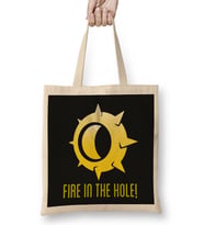 Junkrat Fire In The Hole Logo Overwatch Bez Çanta Uzun Saplı