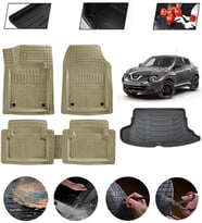 Nissan Juke 2010-2015 Uyumlu Paspas Araca Özel Bagaj Havuzu MBS Bej
