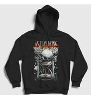 Presmono Unisex Siyah Time As I Lay Dying Kapüşonlu Sweatshirt 525217tt