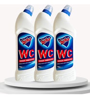 Birka WC Tuvalet ve Pisuvar Temizleyici 3 Adet x 750 ml - Güçlü Pas ve Kireç Çözücü