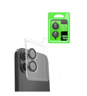 Apple İphone 16 Plus Raze Metal Kamera Lens - Siyah