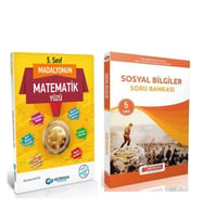 Gezegen 5. Sınıf Madalyonun Matematik Yüzü ve Referans Sosyal Bilgiler Soru Bankası Seti 2 Kitap