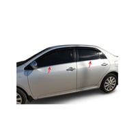 BLUEOTO Toyota Corolla Sedan Krom Cam Çıtası 2007-2013 Paslanmaz Çelik 4 Parça