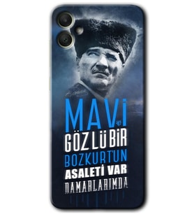 Galaxy A05 Kılıf HD Desen Baskılı Kılıf - Bozkurt Atatürk