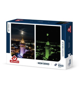 Art Puzzle Galata Kulesi 1000 Parça Neon Puzzle