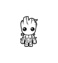 Groot Sticker 15*10 Cm