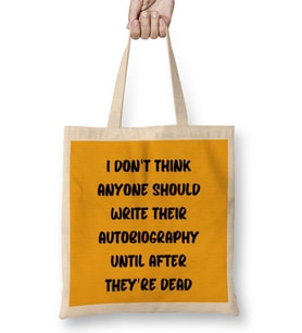 Sarcasm Funny Comment Quotes Gift - Sarcastic Women And Men Humorous Saying Bez Çanta Uzun Saplı